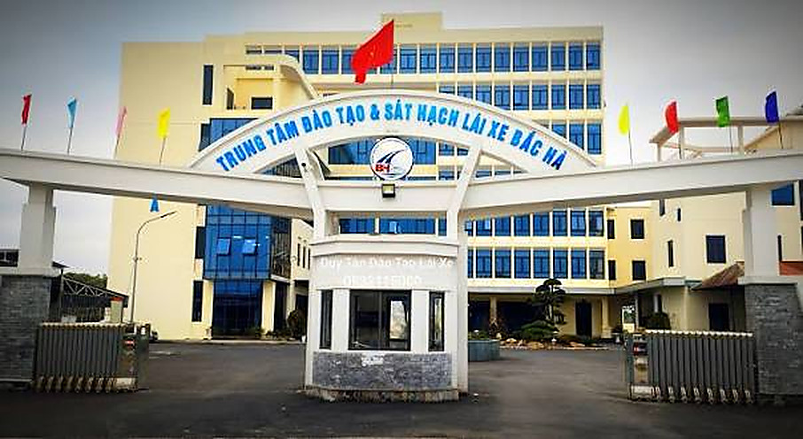 Trụ sở Trung Tâm Đào Tạo & Sát Hạch Lái Xe Bắc Hà