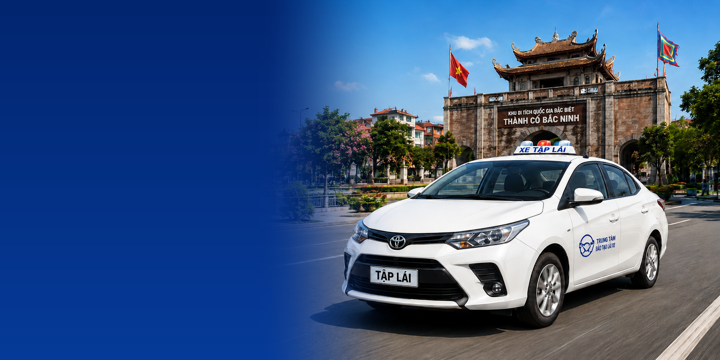 Xe tập lái Bắc Hà tại Thành Cổ Bắc Ninh